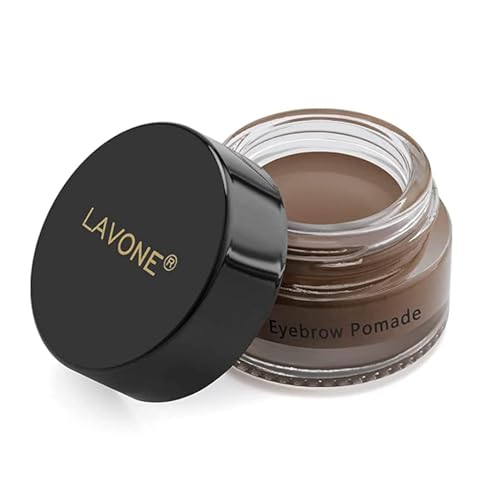LAVONE Eyebrow Pomade, Waterproof Brow Pomade - Dark Brown
